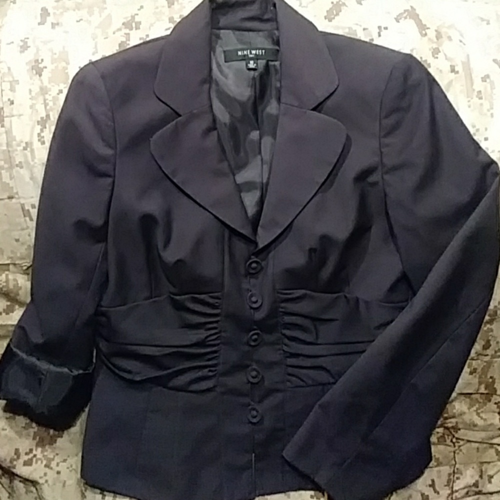 Dark grey suit